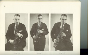 Larry Teal literally wrote the book on saxophone playing but this guy doesn't look cool at all!